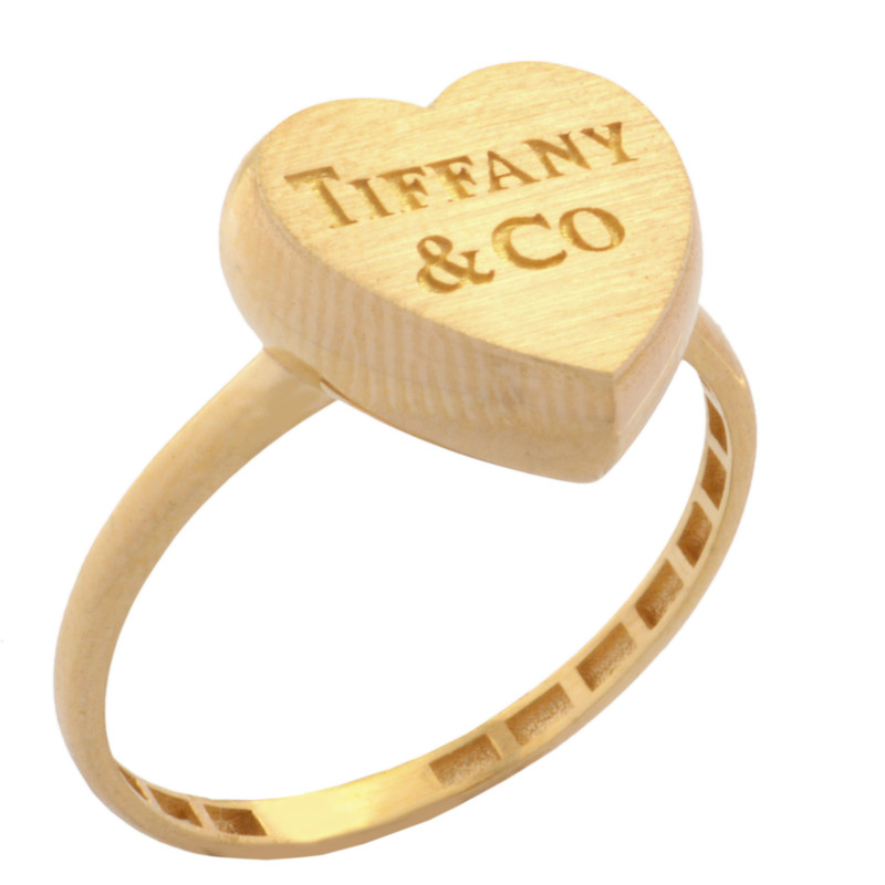 انگشتر طلا 18 عیار زنانه با طرح تیفانی طلای مستجابی کد 0879 سایز 57