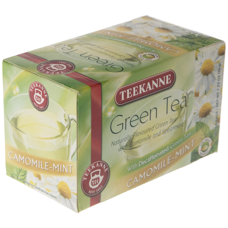چای سبز کیسه ای تی کانه مدل Camomile Mint بسته 20 عددی