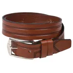 کمربند چرم طبیعی مردانه پارینه مدل BP11-2 4CM