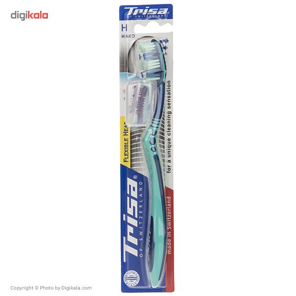 مسواک تریزا مدل Flexible Head با برس سخت به همراه درپوش مسواک تریزا مدل Flexible Head با برس سخت به همراه درپوش