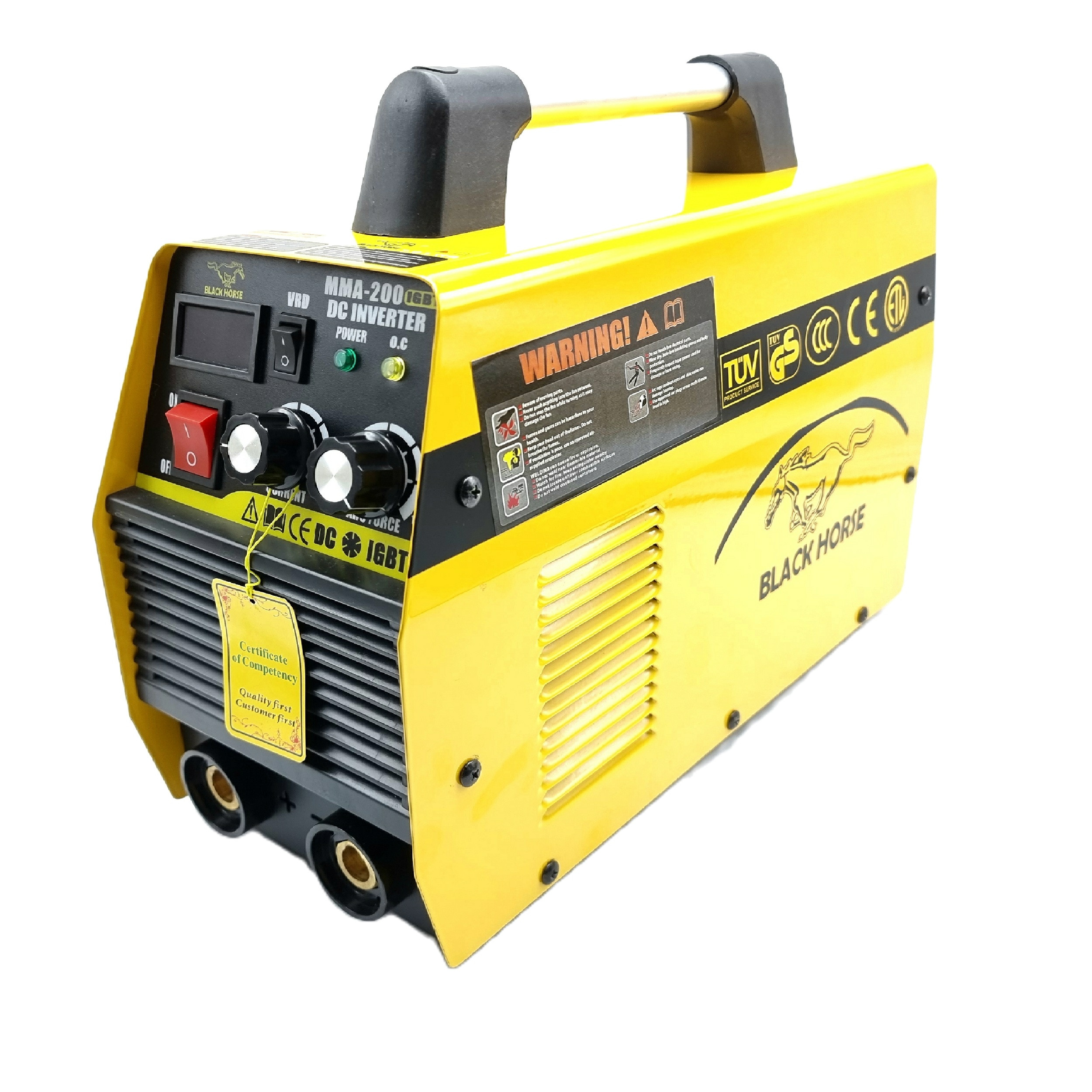 اینورتر جوشکاری 200 آمپر بلک هورس مدل MMA-200 اینورتر جوشکاری 200 آمپر بلک هورس مدل MMA-200