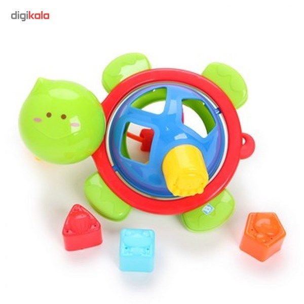 اسباب بازی حمام بلو باکس مدل Shape N And Slide Turtle