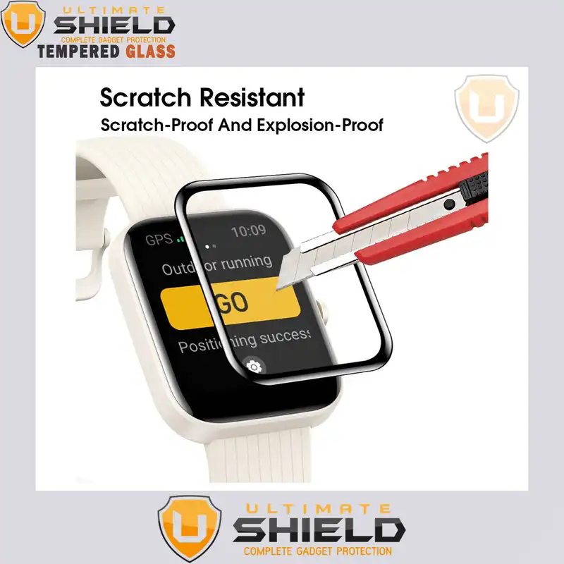 محافظ صفحه نمایش نانو آلتیمیت شیلد مدل NUL مناسب برای ساعت هوشمند امیزفیت Bip U بسته سه عددی