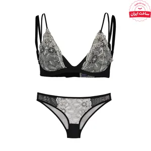 NBB 4759-Black Bra And Brief Set For Women