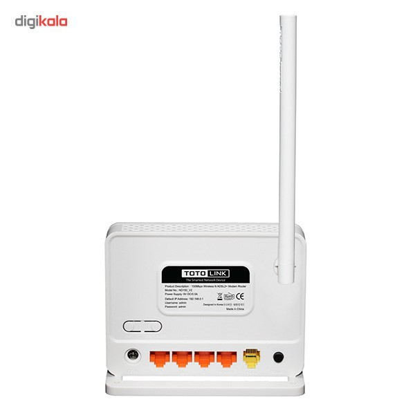 مودم روتر بی‌سیم ADSL توتولینک مدل ND150