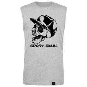تاپ مردانه 27 مدل SPORT SKULL کد F15 رنگ طوسی 