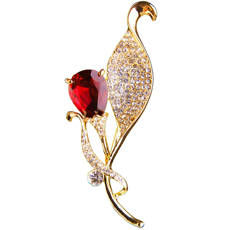 گل سینه شهر شیک طرح شاخه گل مدل GS703