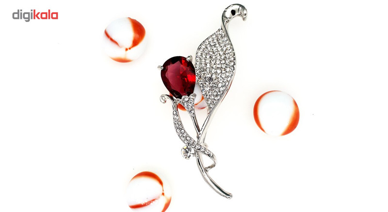 گل سینه شهر شیک طرح شاخه گل مدل GS703