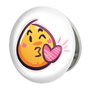 آینه جیبی خندالو طرح ایموجی Emoji مدل تاشو کد 5967 