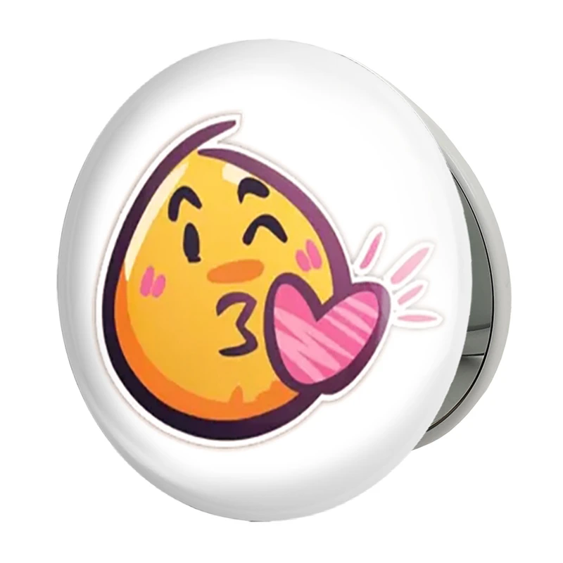 آینه جیبی خندالو طرح ایموجی Emoji مدل تاشو کد 5967 
