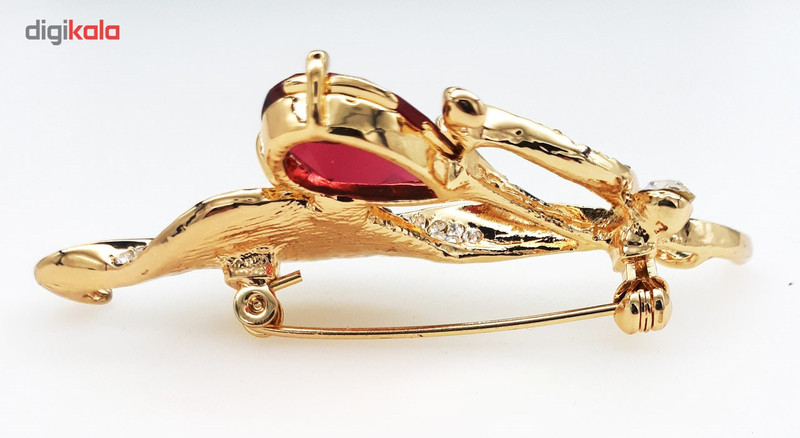 گل سینه شهر شیک طرح شاخه گل مدل GS703