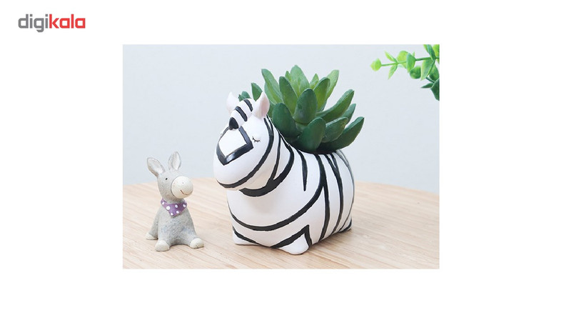 گلدان دکوگل طرح گورخر مدل DG026