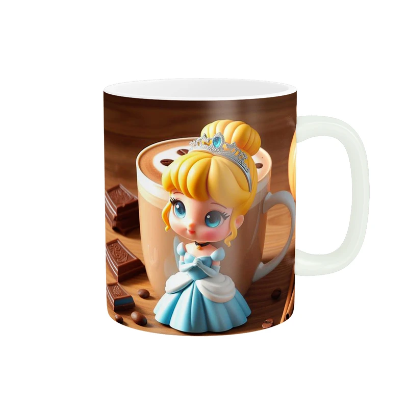 ماگ پاد آفرین طرح کیوت مدل فنجون قهوه کد 715