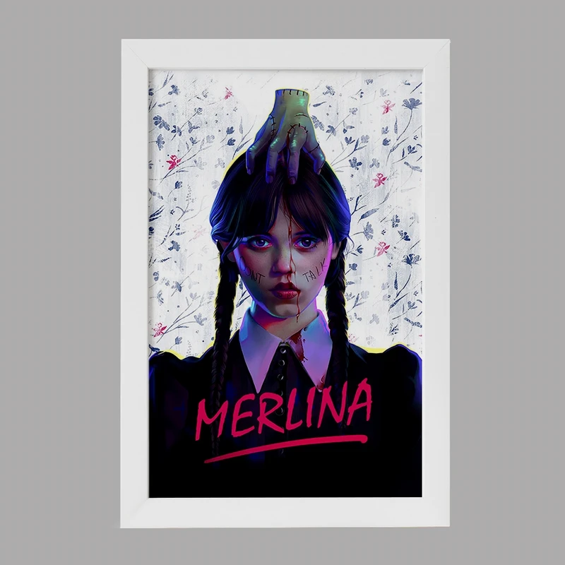 تابلو خندالو مدل ونزدی (Wednesday) کد F2511