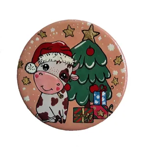 دیوارکوب سفالی طرح گاوی کریسمس مدل 2022