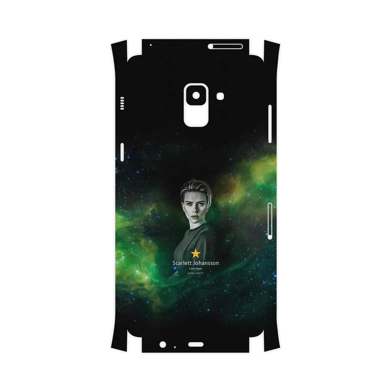 برچسب پوششی ماهوت مدل Scarlett Johansson-FullSkin مناسب برای گوشی موبایل سامسونگ Galaxy A8 Plus 2018