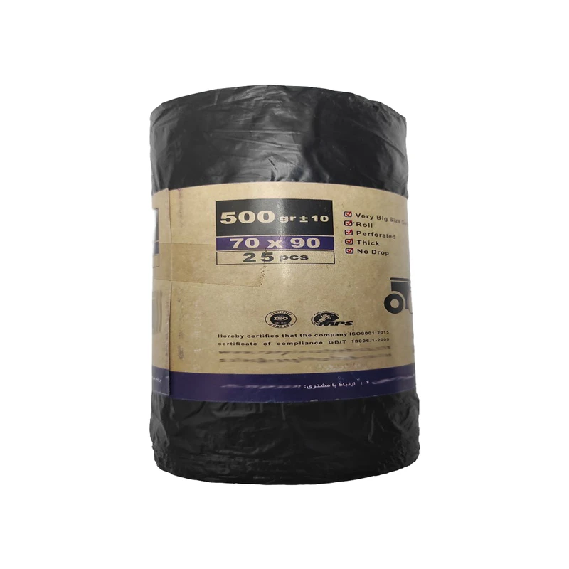 کیسه زباله مدل رنگین بسته 25 عددی