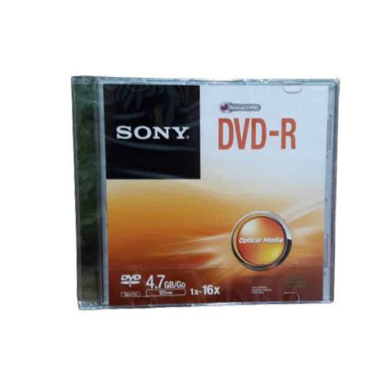 دی وی دی خام سونی مدل DVD-R بسته 10 عددی