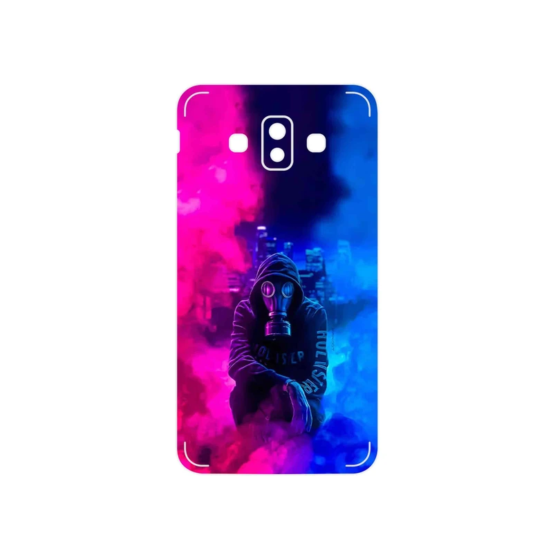 برچسب پوششی ماهوت مدل Smoke Rainbow Digital Art 2 مناسب برای گوشی موبایل سامسونگ Galaxy J7 Duo