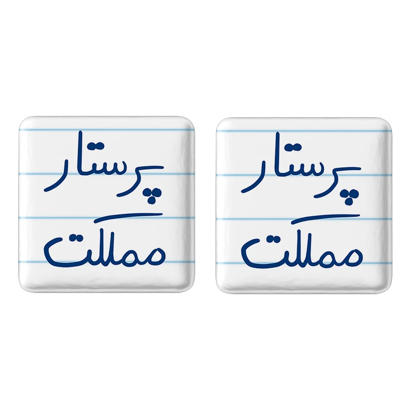 مگنت خندالو مدل پرستار مملکت کد 5866 مجموعه 2 عددی