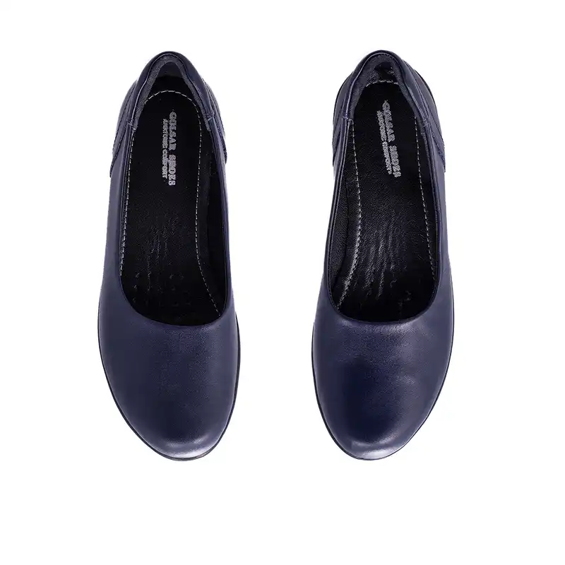 کفش طبی زنانه مدل گلسار بیتا رنگ سرمه ای