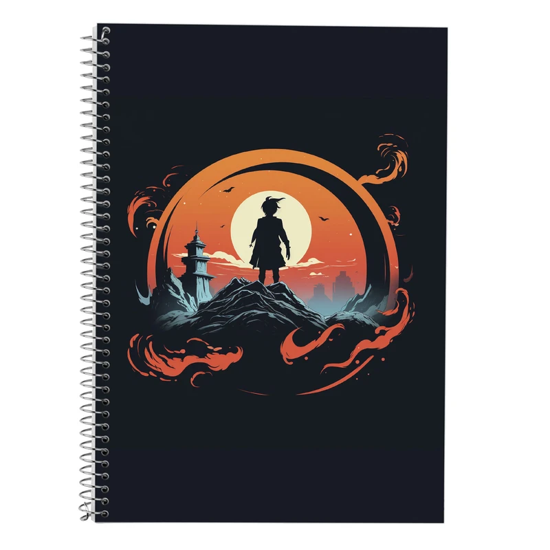 دفتر زبان 50 برگ مدوپد مدل سه خط طرح Fullmetal Alchemist کد DF2244