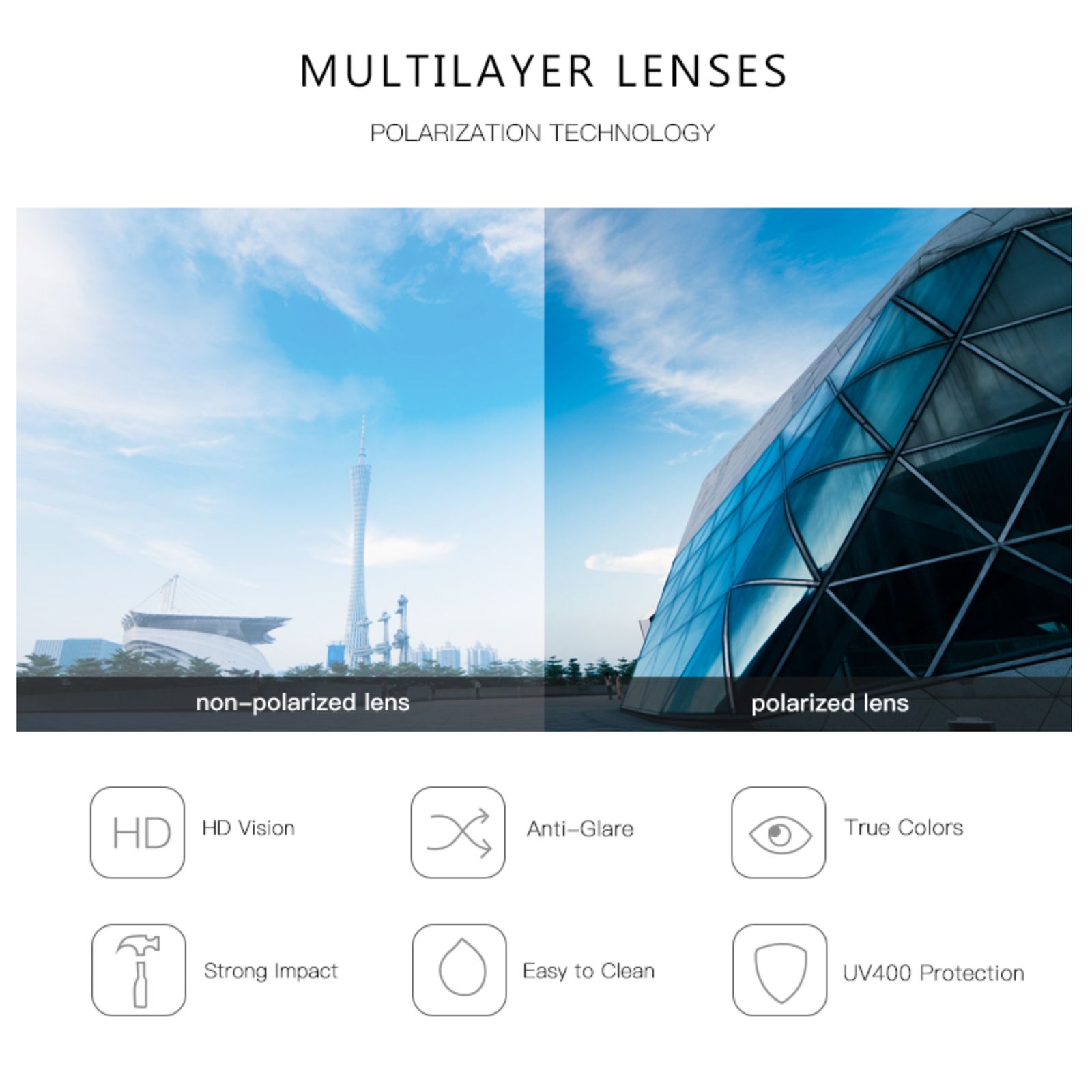 عینک آفتابی مردانه مدل 6323C84-P146 Polarized Drive -  - 6