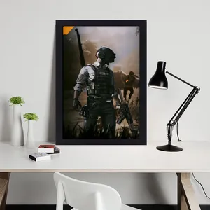 تابلو نوری گیم دکور طرح پابجی موبایل مدل pubg mobile 