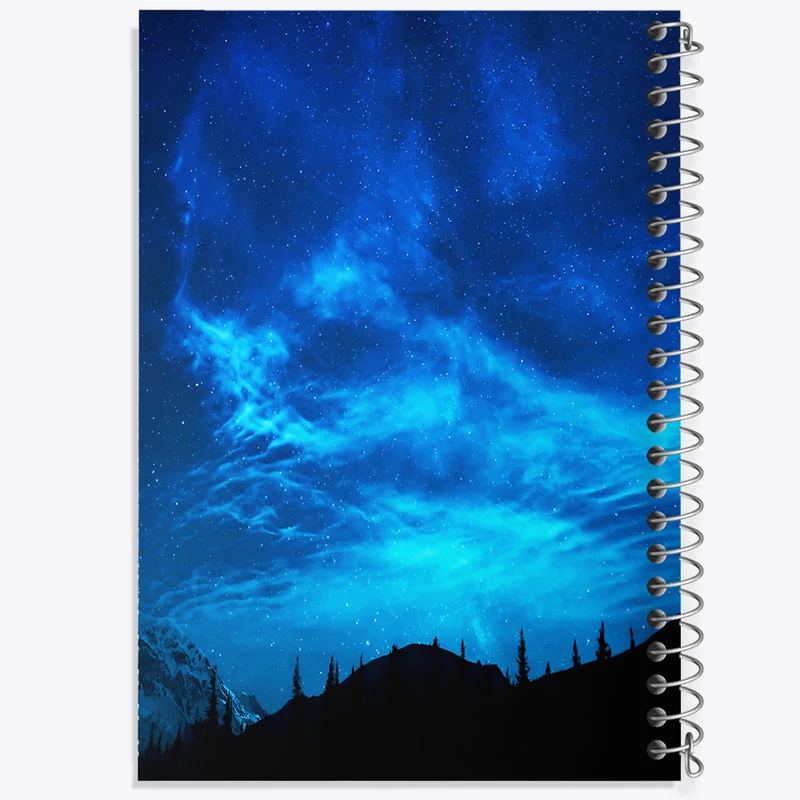 دفتر مشق 100 برگ خندالو طرح کهکشان (galaxy) کد F6715