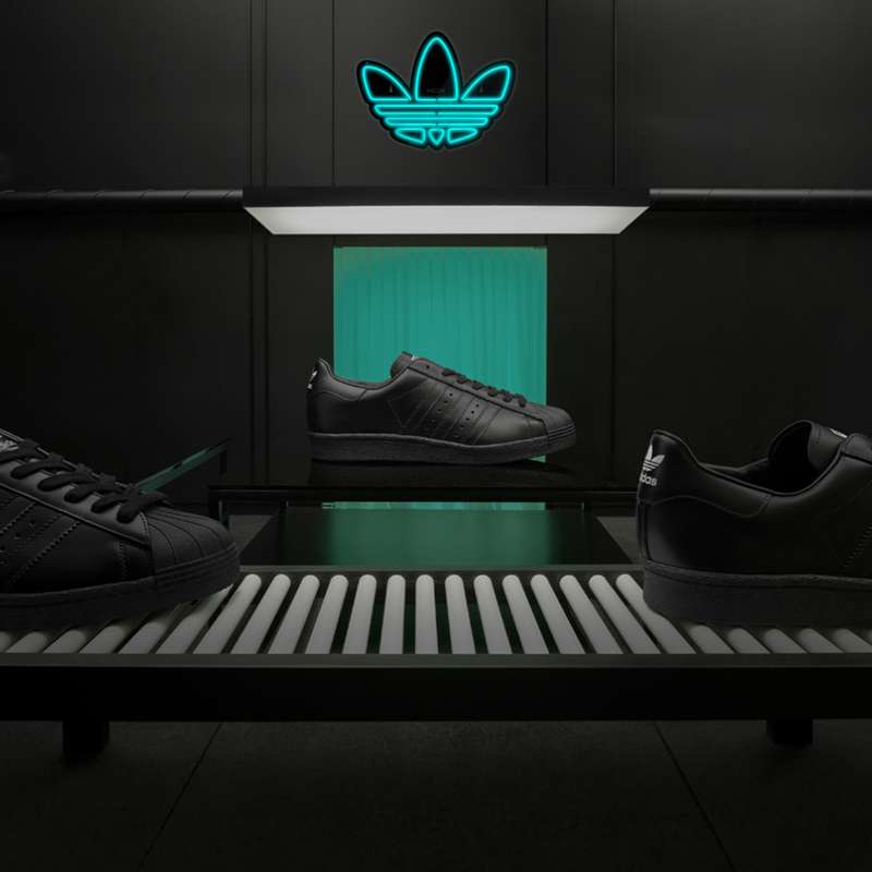 چراغ دیواری نئون دیزاین طرح Adidas-Logo-BL_TBL