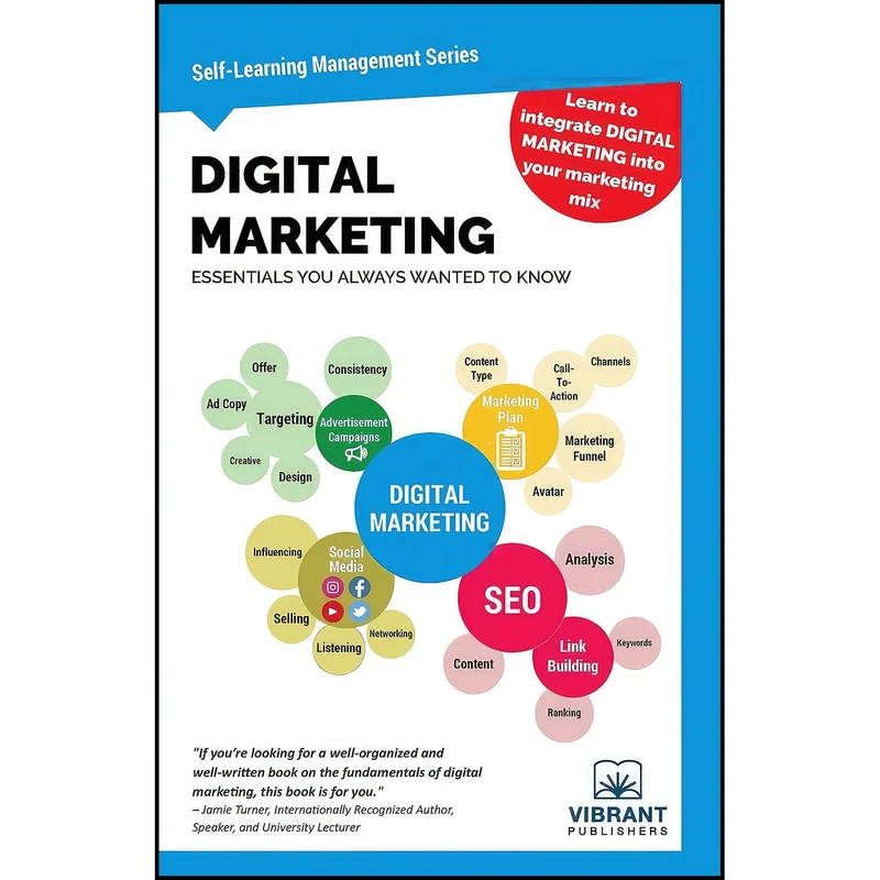 کتاب Digital Marketing Essentials You Always Wanted to Know  اثر Vibrant Publishers انتشارات بله