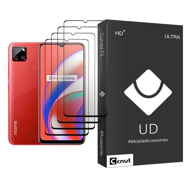 محافظ صفحه نمایش کوکونات مدل UDB Ultra MIX004 مناسب برای گوشی موبایل ریلمی C12 بسته چهار عددی