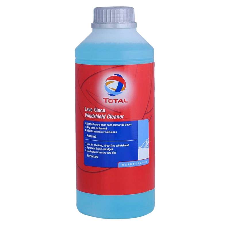 محلول شیشه شوی خودرو توتال مدل Windshield Cleaner حجم 1 لیتر