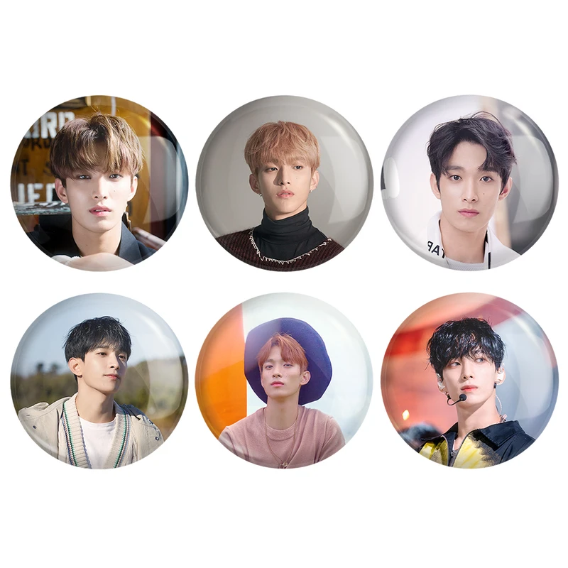 مگنت خندالو طرح دی کی گروه سونتین Seventeen کد 1296A مجموعه 6 عددی