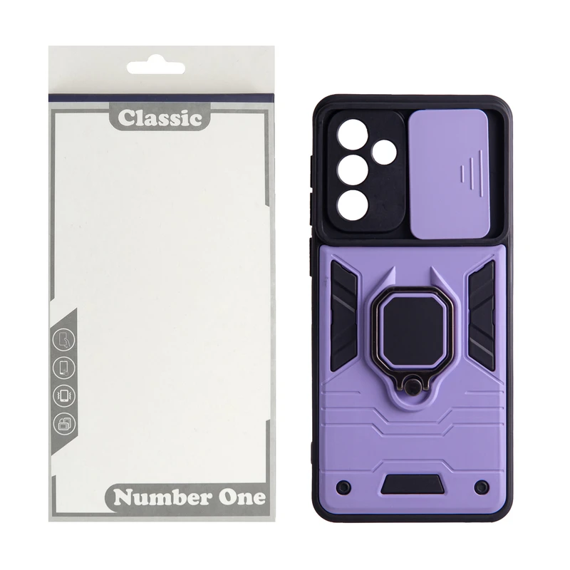 کاور کلاسیک مدل بتمنی کشویی کدKHO.174 مناسب برای گوشی موبایل سامسونگ GALAXY A04S به همراه پایه نگهدارنده