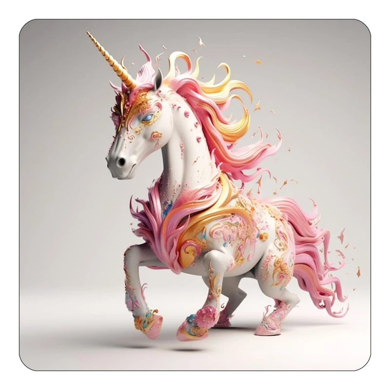 مگنت کاکتی طرح اسب تک شاخ و یونیکورن مدل mp33139