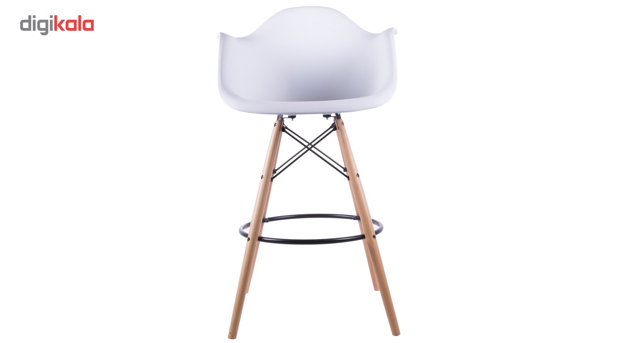 swivel stool white