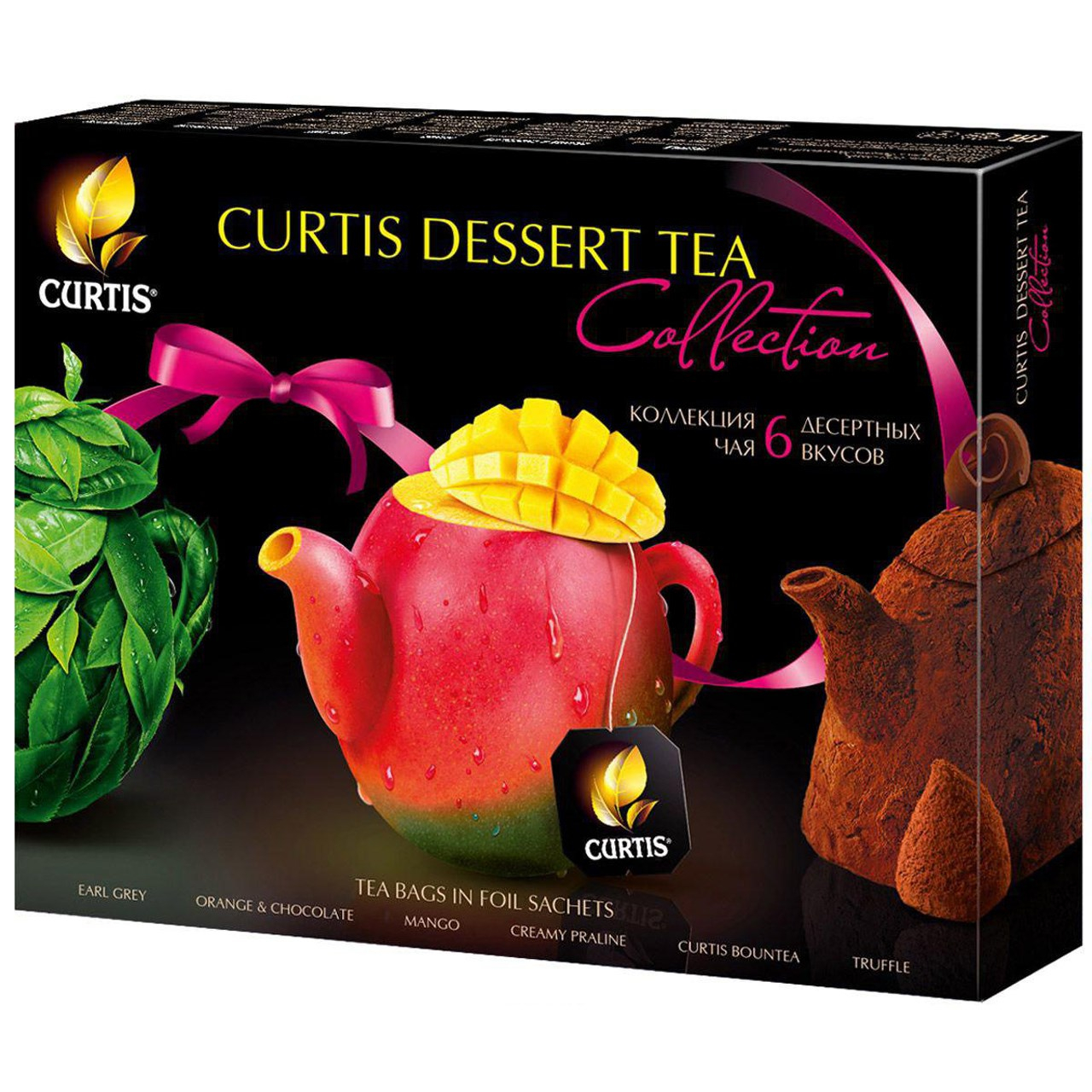 بسته چای کیسه ای کورتیس مدل Curtis Dessert Tea بسته 30 عددی