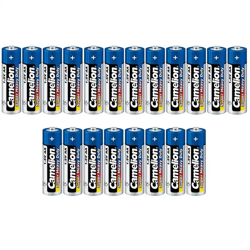 باتری قلمی کملیون مدل Super Heavy Duty بسته 20 عددی