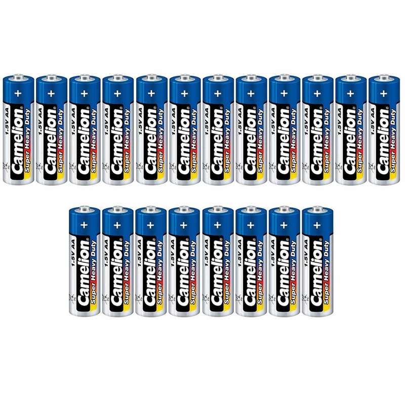 باتری قلمی کملیون مدل Super Heavy Duty بسته 20 عددی