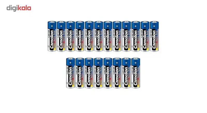 باتری قلمی کملیون مدل Super Heavy Duty بسته 20 عددی