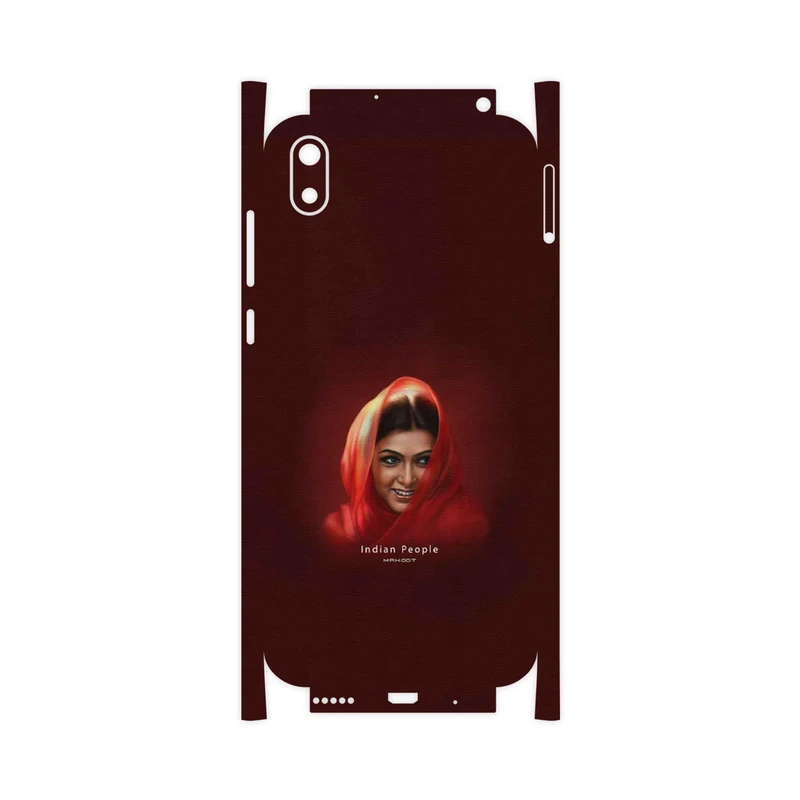 برچسب پوششی ماهوت مدل Portrait of an Indian Woman-FullSkin مناسب برای گوشی موبایل هوآوی Y5 2019