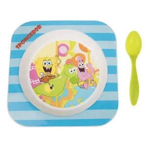 ست 2 تکه غذاخوری کودک بلو بیبی مدل Sponge Bob M0023