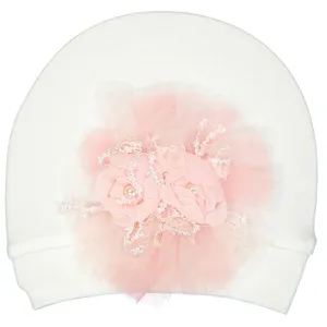 کلاه نوزادی ادابیبی مدل Flowers And Pearls