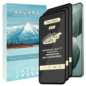 Akuara NC Antistatic AKU Screen Protector For Xiaomi Redmi K70 / K70 Pro / K70E / Poco X6 Pro / Poco X6 / Poco F6 / Poco F6 Pro / Redmi Note 13 Pro 5G Three In Pack