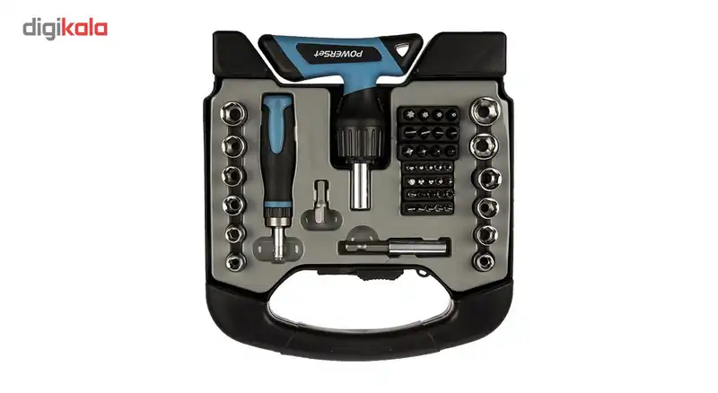 مجموعه 48 عددی سری پیچ گوشتی و آچار پاورست مدل TH1048