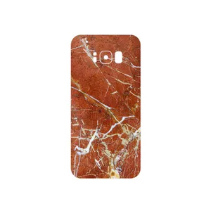 MAHOOT Red Marble Cover Sticker for Samsung Galaxy S8
