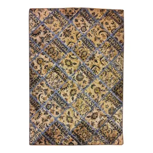 کلاژ فرش دستبافت سه متری مدل چهل تکه کد N.K.P.CO.C42