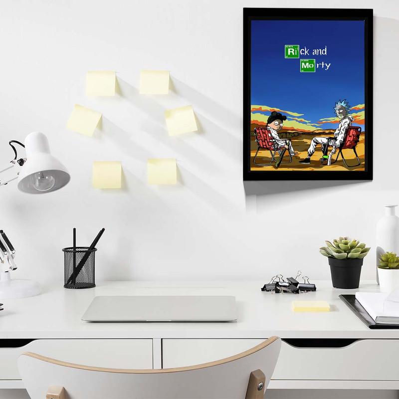 تابلو مدل Rick & Morty کد F-1050