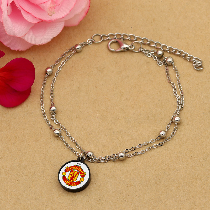 پابند زنانه ناکسیگو مدل شب تاب طرح منچستر یونایتد کد LB7404